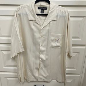 Tori Richard 2XL silk shirt, slight wear on inside of collar, see picture
